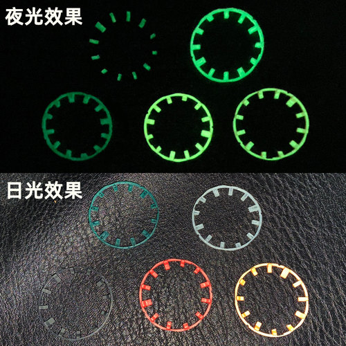 适配卡西欧农家橡树改装ga2100手表夜光刻度圈刻度盘圈口表圈配件 - 图0