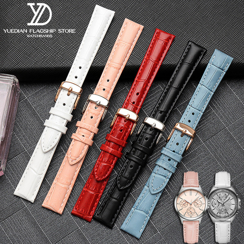 适配卡西欧真皮手表手表带 玥典配件