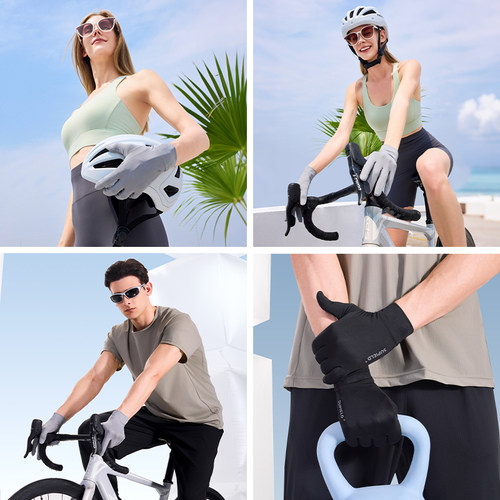 素湃Supield全波段防晒手套夏季户外防晒防滑手套开车骑行凉感 - 图3