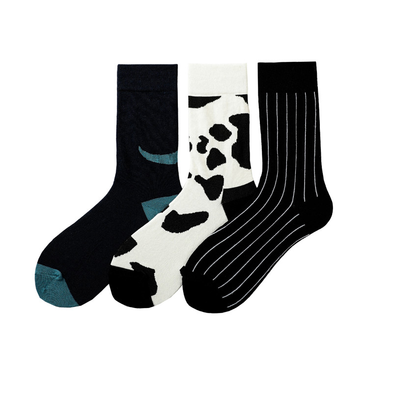 女ins潮情侣款可爱韩街头款中筒袜 双禹服饰短袜/打底袜/丝袜/美腿袜