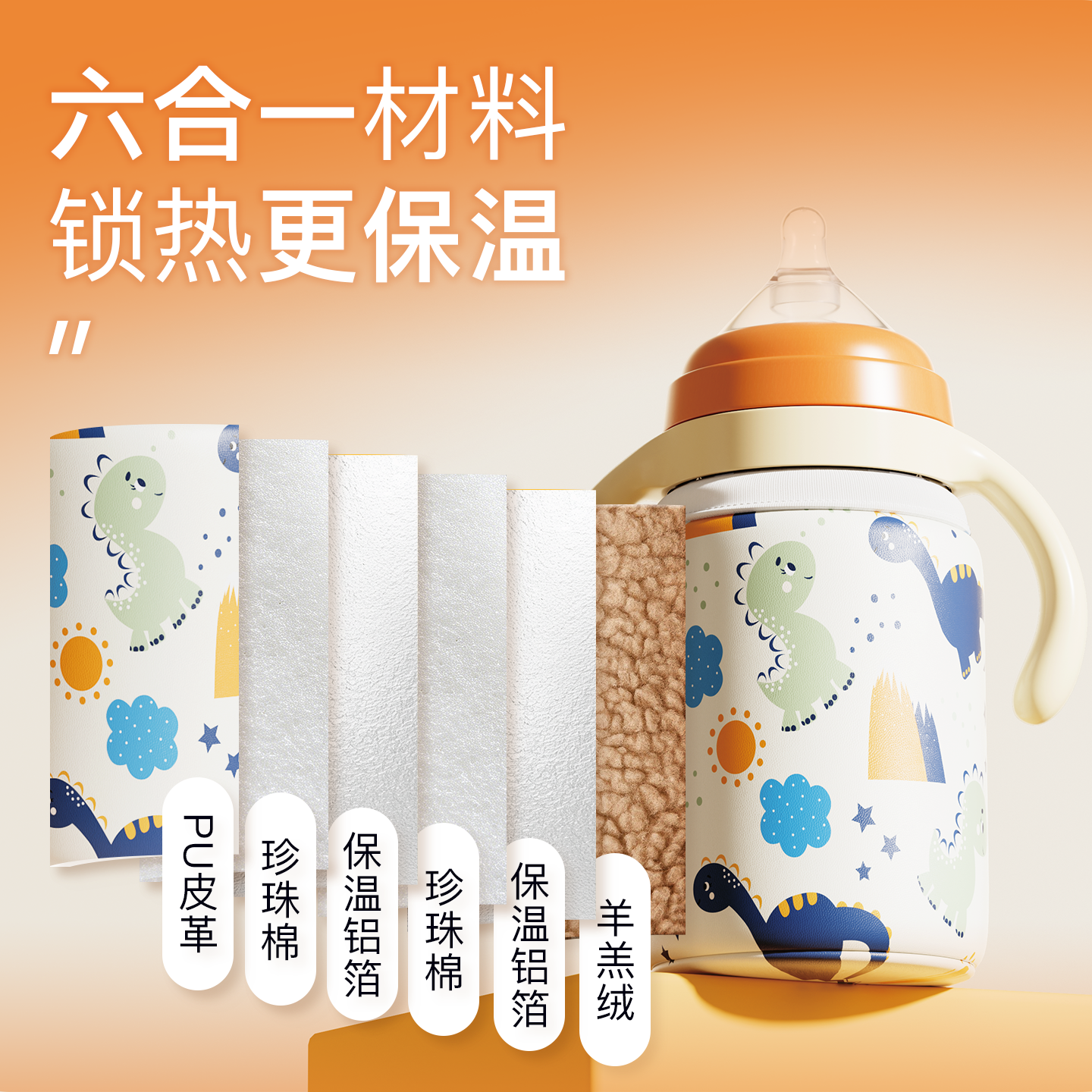 通用适配世喜贝亲奶瓶套保暖保温新生婴儿冬季外出便携恒温暖奶套,淘宝优惠券,粉丝福利购,淘宝优惠卷