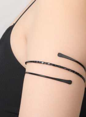 exaggeration serpentine Punk Bracelet Multi layer Arm Ring
