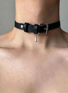 Love Anime Collar Rock punk hip-hop Necklace leather choker