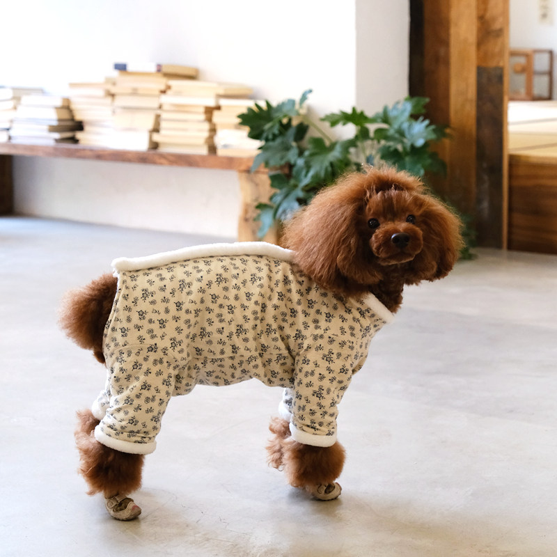 小狗狗衣服四脚棉裤冬季加厚宠物服装泰迪衣服比熊雪纳瑞包肚子,淘宝优惠券,粉丝福利购,淘宝优惠卷