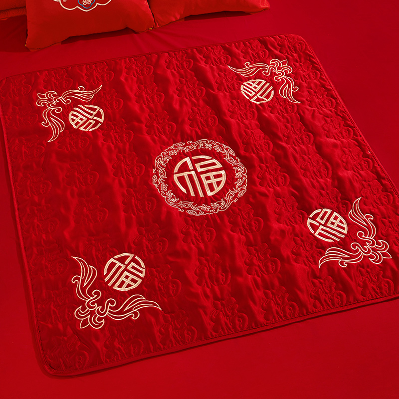 结婚喜被坐福福垫新娘喜垫婚房布置床上装饰早生贵子陪嫁用品大全,淘宝优惠券,粉丝福利购,淘宝优惠卷