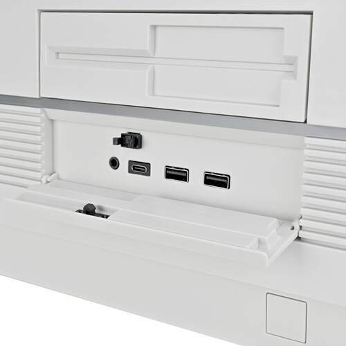 SilverStone 银昕FLP01复古ATX卧式机箱怀旧风HTPC/Type-C/光驱位 - 图1