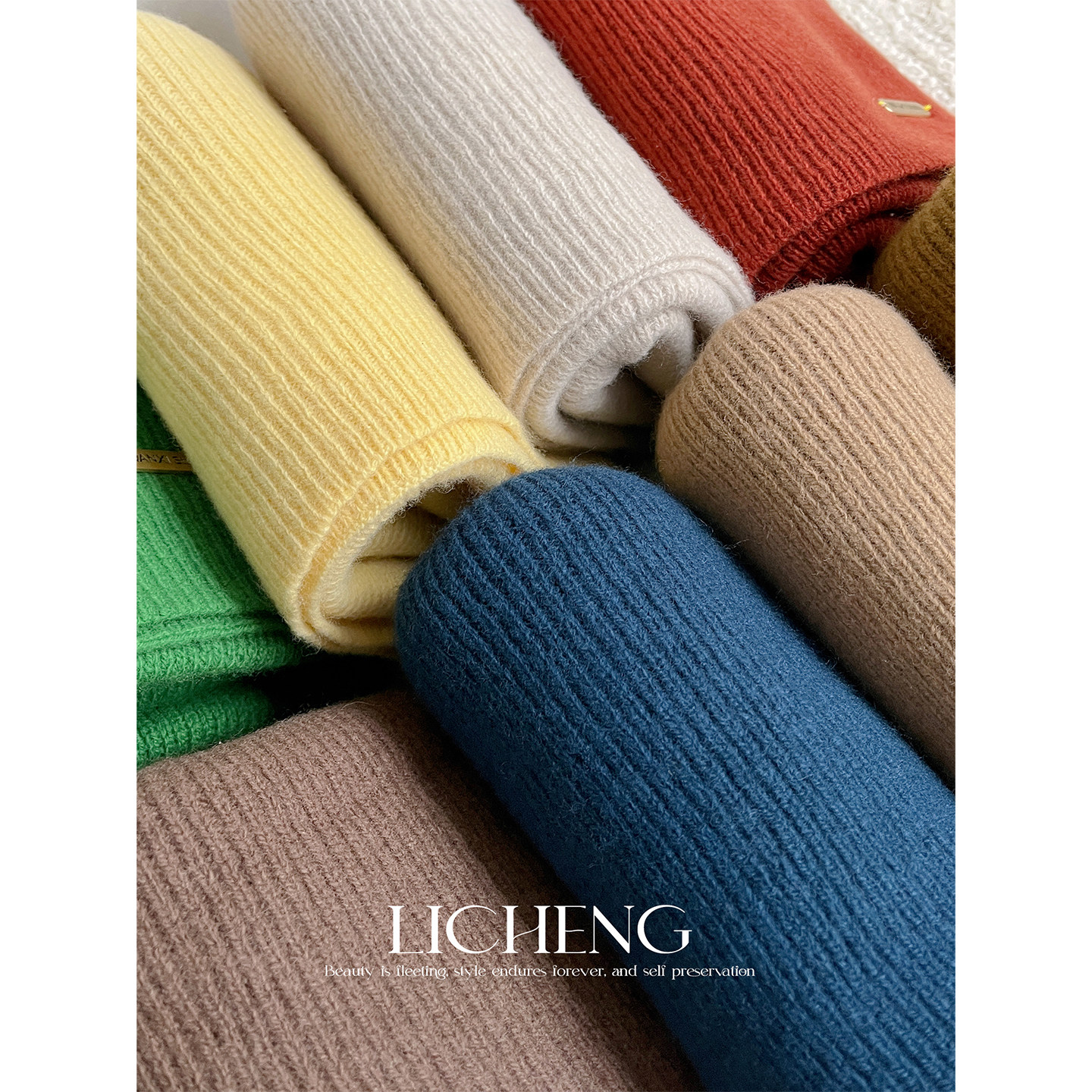 礼诚 经典不过时全羊毛针织围巾女纯色百搭冬季保暖围脖情侣送礼,淘宝优惠券,粉丝福利购,淘宝优惠卷