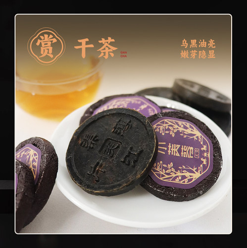 清山月官方旗舰店正品安化黑茶小芙蓉天尖茶湖南特产茶叶礼品茶 - 图0