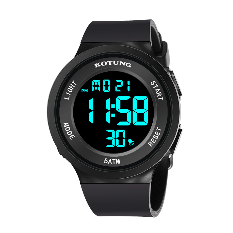 青少年男初中小学生运动潮流电子表 wahome国产腕表