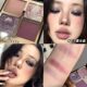 ສີ Eyeshadow Palette 4 ສີ 2025 ການແຕ່ງຫນ້າປະຈໍາວັນ Smoky ໃຫມ່