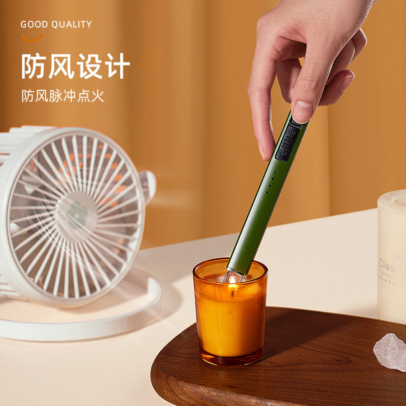 可充电电子点火器香薰加长手柄蜡烛防风点火棒烟花燃气脉冲打火枪,淘宝优惠券,粉丝福利购,淘宝优惠卷