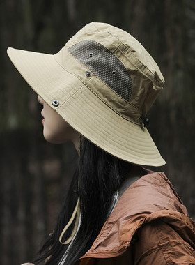 速干登山帽男女西部牛仔帽