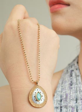 satellite天然珍珠母贝女项链