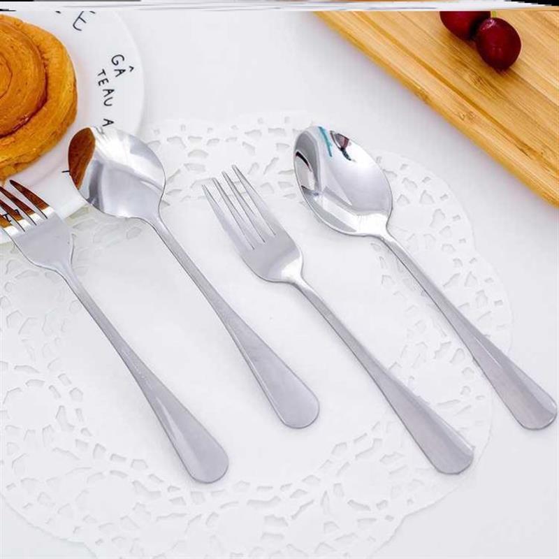 StainlessSteel Knife and Fork Set Small Spoon便携式刀叉套装-图1