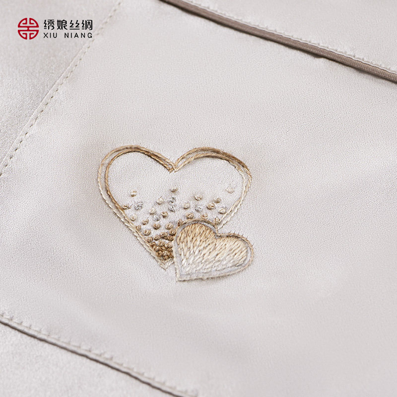 绣娘丝绸新款情侣睡衣苏绣重磅真丝男款礼盒100%桑蚕丝秋冬家居服,淘宝优惠券,粉丝福利购,淘宝优惠卷