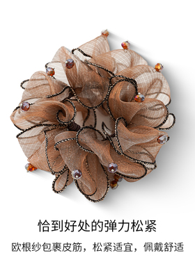 发圈大号显发量欧根纱大肠圈