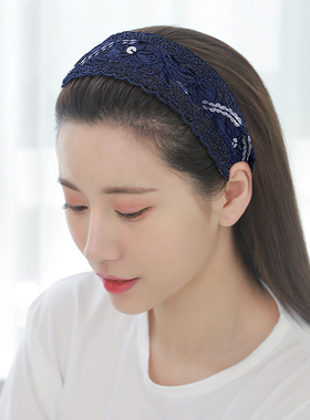 简约宽边神器中老年女士发卡