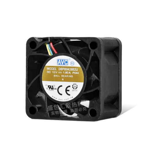 AVC DBPB0428B2U暴力4028 12V1.8A机箱服务器双滚珠4线PWM风扇4CM - 图3