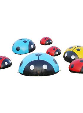 卡通瓢虫摆件户外玻璃钢昆虫雕塑园林景观小区幼儿园商场装饰美陈