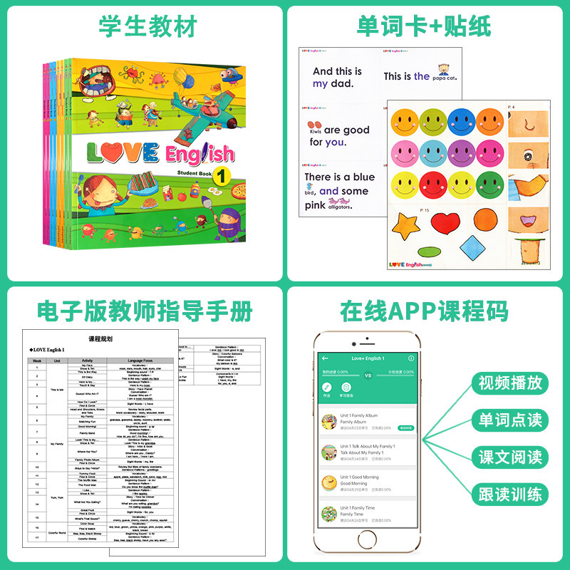 台湾东西图书love english 点读版 幼儿园英语启蒙教材 3-6岁儿童英文零基础学习书籍,淘宝优惠券,粉丝福利购,淘宝优惠卷
