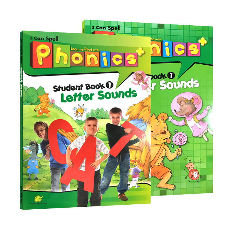 【自营】台湾东西图书新版Super phonics + 1 2 3级 幼少儿英语自然拼读phonics+26个字母发音教材 i can spell phonics