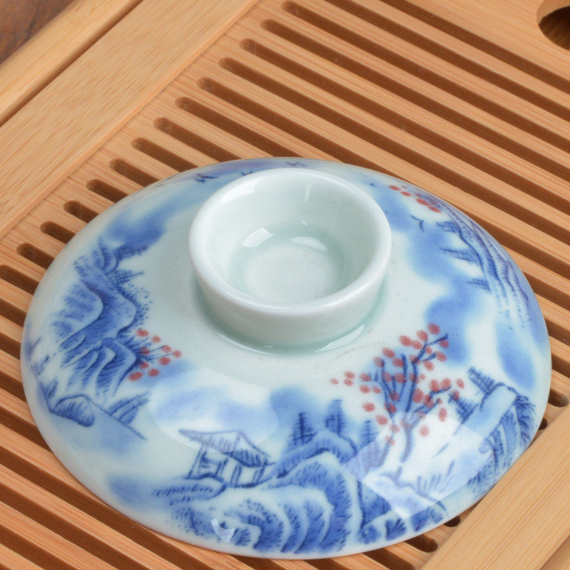 盖碗茶杯单盖子配件白瓷青花盖碗盖子泡三才茶碗透明盖子茶具零配,淘宝优惠券,粉丝福利购,淘宝优惠卷
