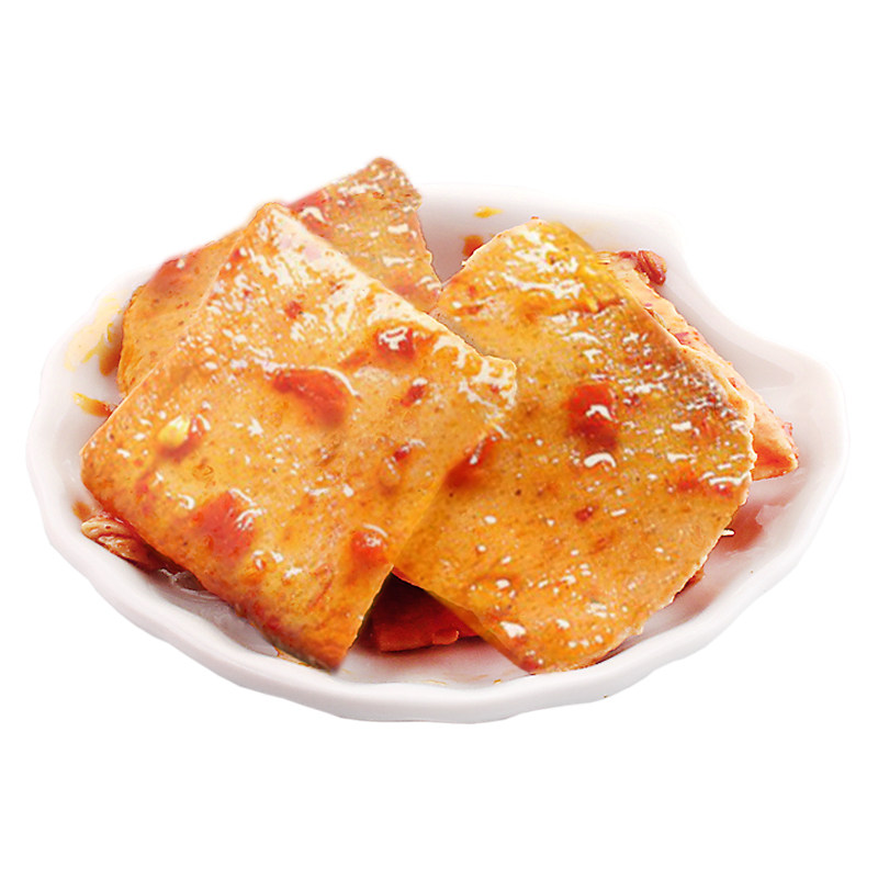 口水娃鱼豆腐小零食整箱五香豆干 木木食品豆腐干