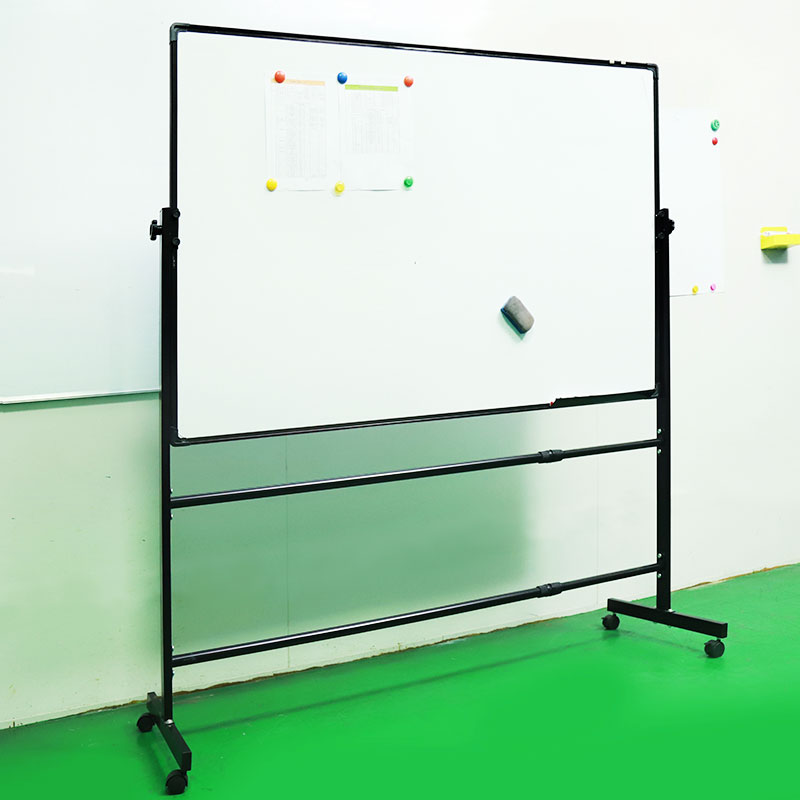 白板写字板支架式移动家用儿童画板商用带轮白板涂鸦墙贴磁力版班教学培训办公学校立式磁性可擦写磁吸小黑板 - 图0