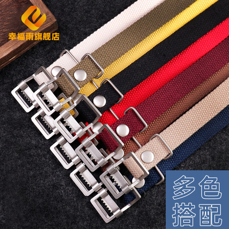 编制一泽帆布精工劳力士帝舵表带 幸福雨配件