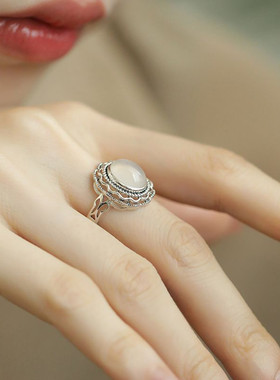 指环女S925纯银复古小众轻奢