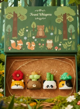 森林动物毛绒挂件卡通装饰摆件