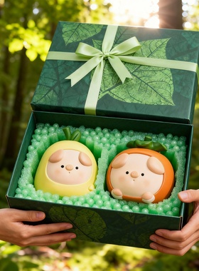 可爱水果小猪毛绒挂件