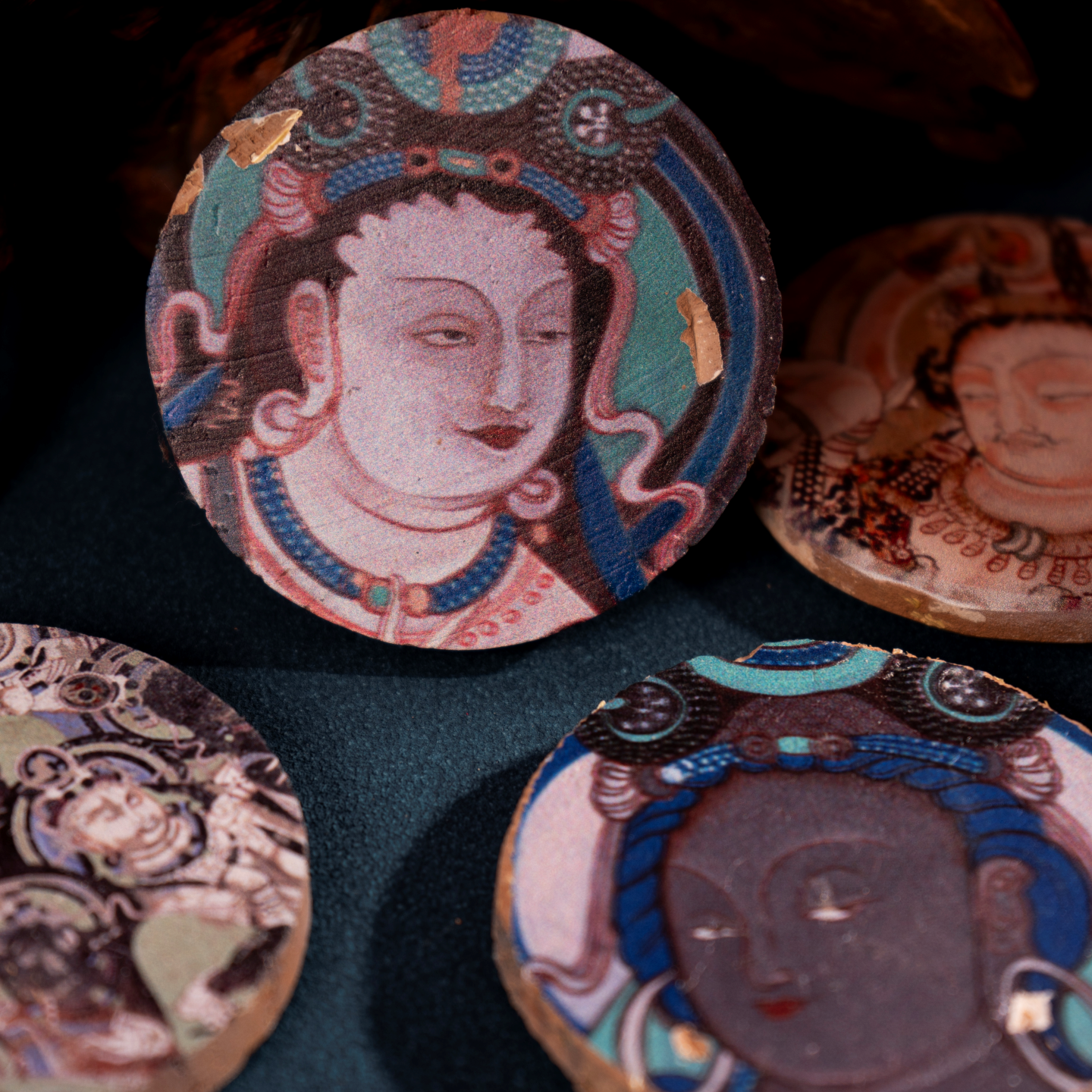 新疆文博馆文创龟兹壁画冰箱贴克孜尔泥板画新疆旅游纪念品伴手礼,淘宝优惠券,粉丝福利购,淘宝优惠卷