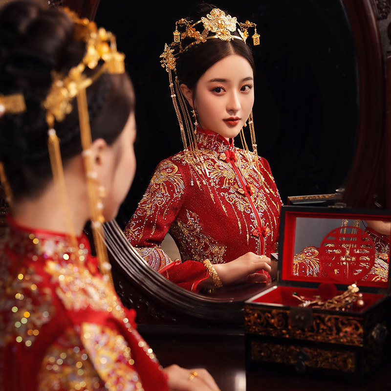 秀禾服2020新款秋季新娘结婚婚纱 瑜泰轩旗袍