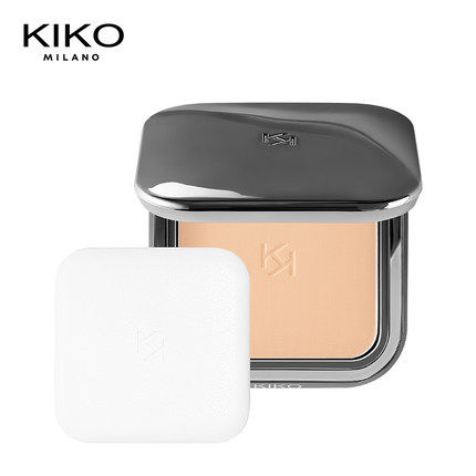 kiko自然哑光粉饼不易脱妆补定妆 KIKO粉饼