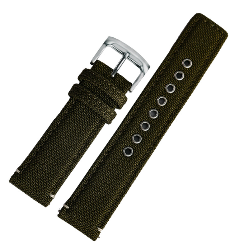 优质尼龙男女适配西铁城20mm手表带 季娅唯配件