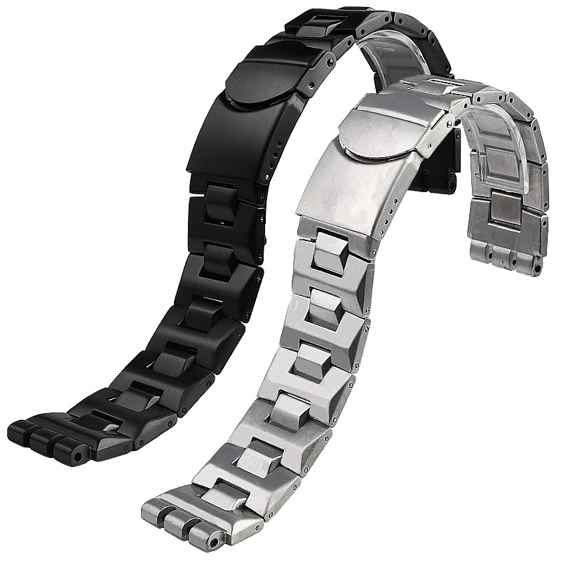 适配斯沃琪精钢表带金属陶瓷表带 季娅唯配件