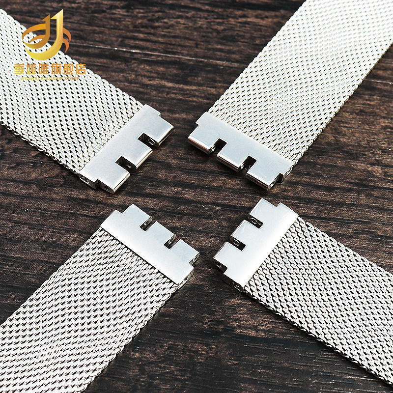 精钢表带适配swatch网带米兰表带 季娅唯配件