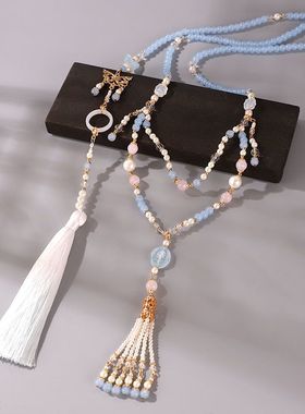 古风新中式背云璎珞流苏