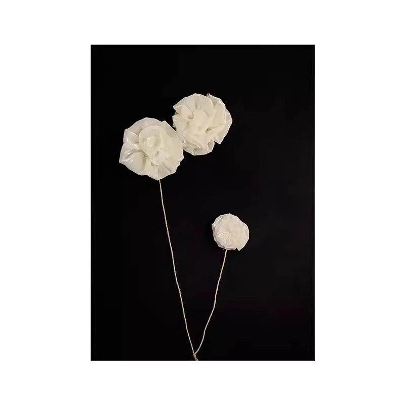 法式轻奢黑白复古风花朵装饰画客厅2026年沙发后背景墙挂画落地画,淘宝优惠券,粉丝福利购,淘宝优惠卷