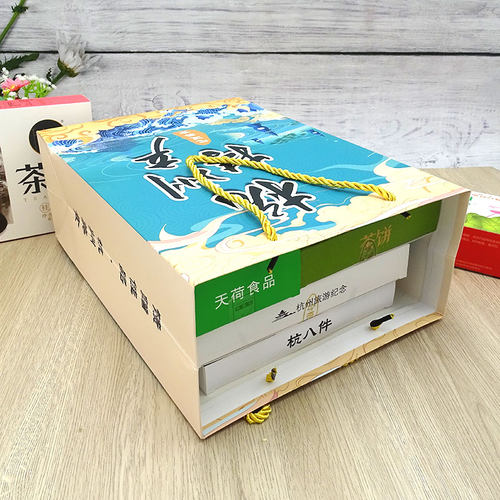 杭州特产杭八件糕点龙井茶饼点心手工小吃零食西湖藕粉送人伴手礼 - 图0