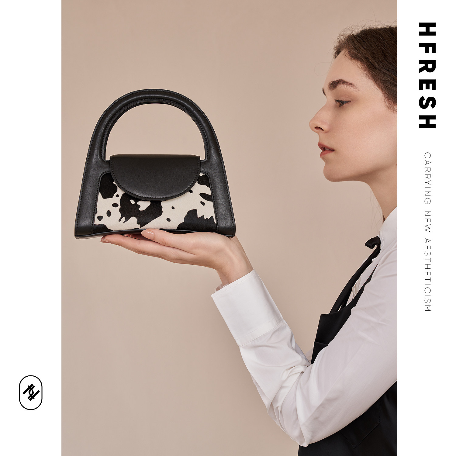 hfresh小众链条手提沙漏新款斜挎包 hfresh女士包袋