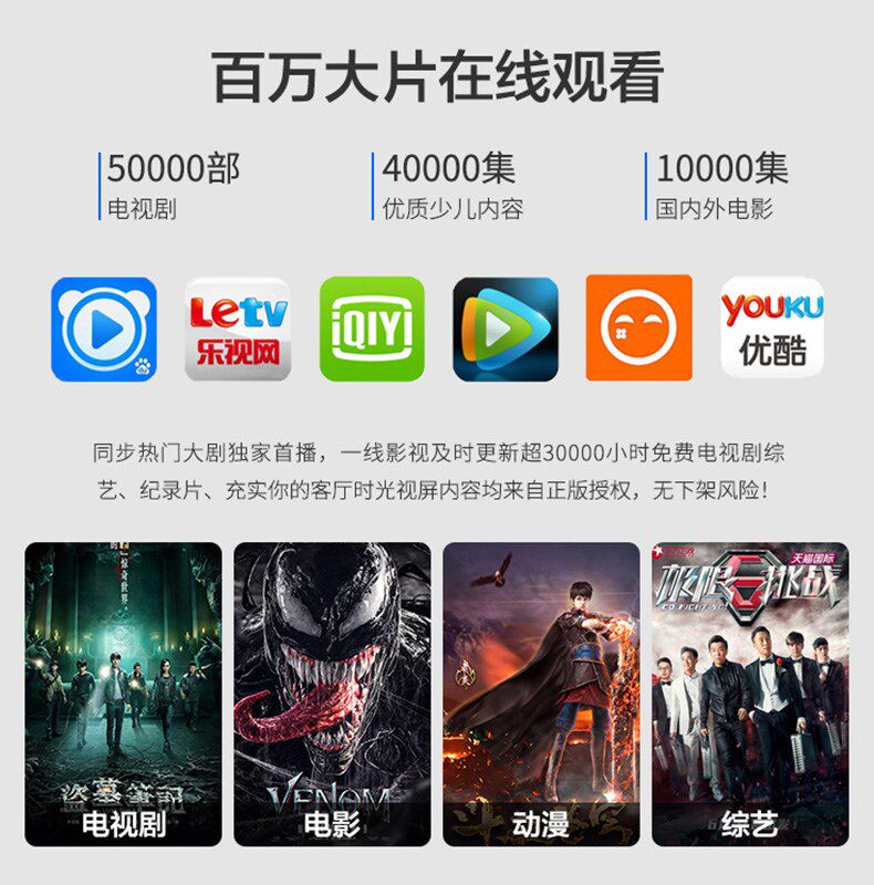 家用小型便携式高清4k无线连投影仪 红伟数码投影机
