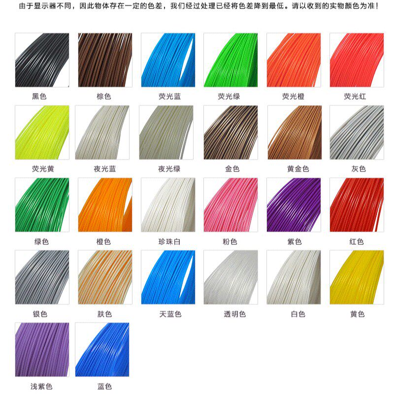  红伟数码3D打印机耗材