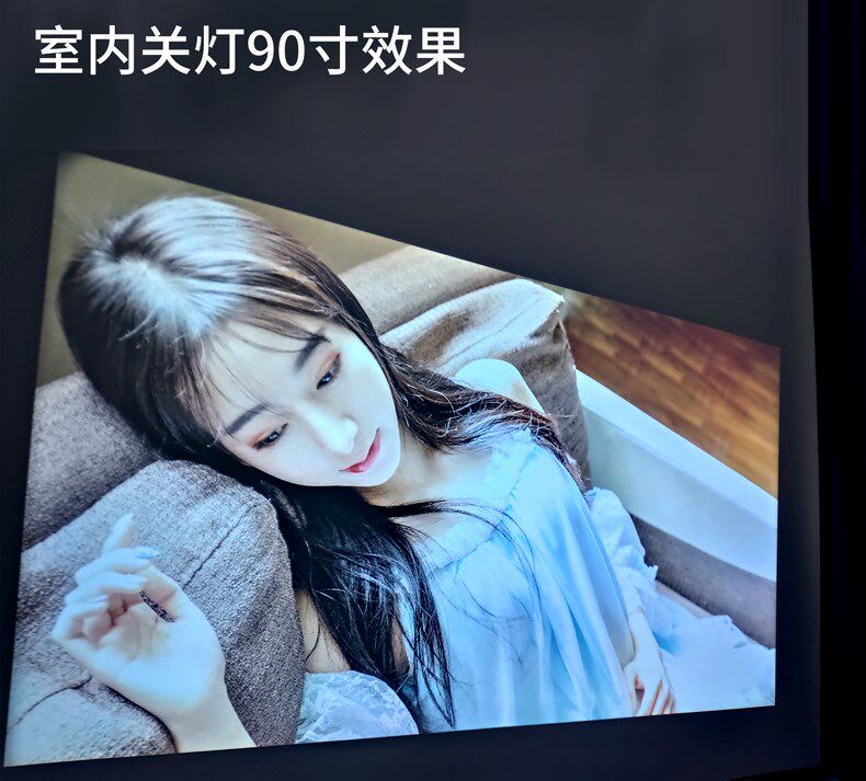 新品m8高清1080p手机3d家用投影机 红伟数码投影机