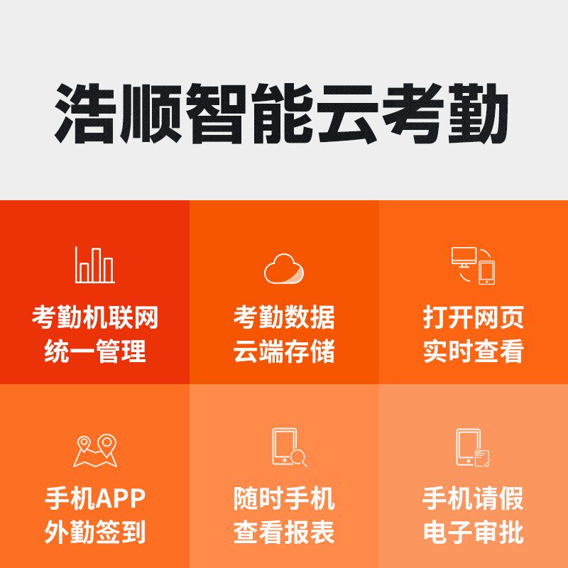 浩顺f3969tw人脸识别智能云打卡机 红伟数码考勤门禁