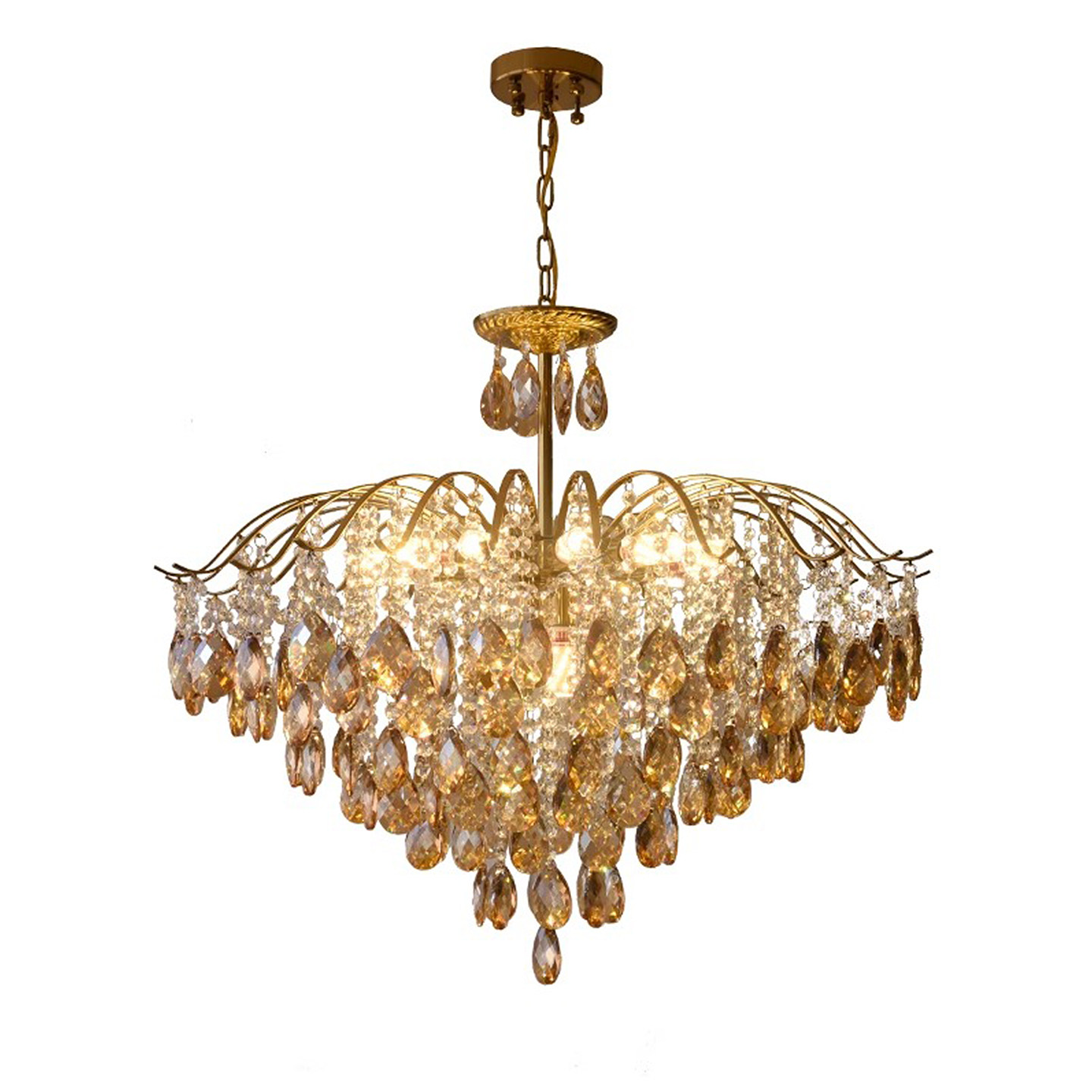 后现代轻奢法式水晶吊灯客厅卧室主卧房间新款餐厅灯浪漫水晶复古,淘宝优惠券,粉丝福利购,淘宝优惠卷