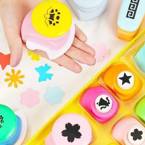 卡乐宝压花器打花印花学生儿童幼儿园节日送礼物蝴蝶手工贺卡星花 - 图0