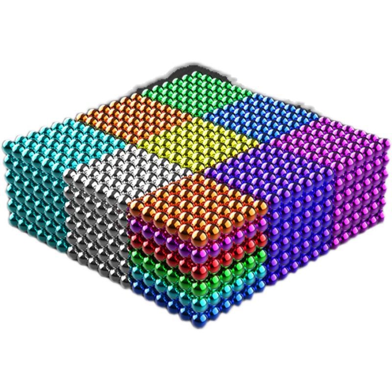 磁力巴克球1000颗便宜魔力磁球正版趣味拼装磁力珠吸铁石益智玩具-图3