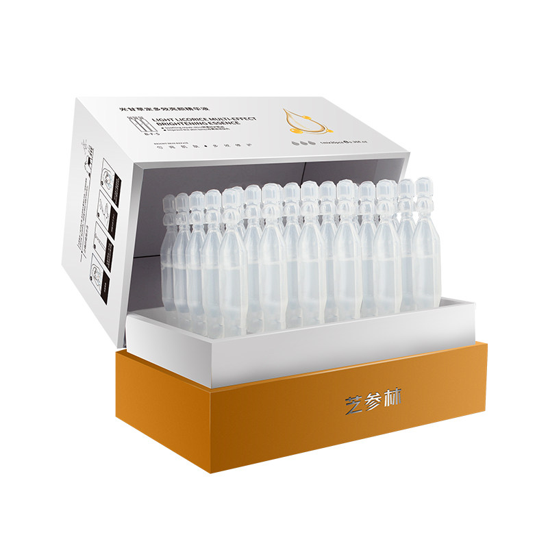 芝参林光甘草定多效亮颜次抛精华原液面部精华